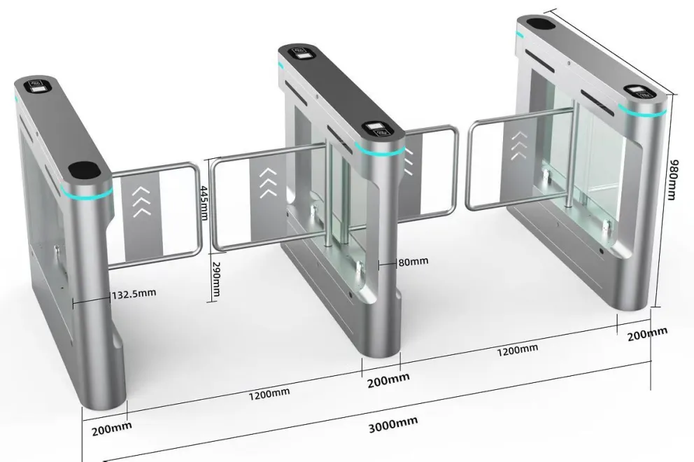 Ruostumattomasta teräksestä valmistettu kääntöporttiprojekti toimitettu: Kulunvalvonta tasapainottaa turvallisuutta, kestävyyttä ja estetiikkaa